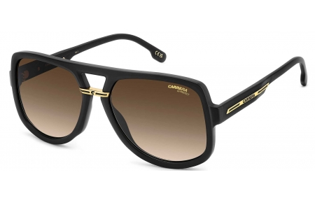 Gafas de Sol - Carrera - VICTORY C 10/S - I46 (86) MATTE BLACK // BLACK BROWN GREEN GRADIENT ANTIREFLECTION