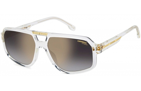 Gafas de Sol - Carrera - VICTORY C 26/S - 900 (FQ) CRYSTAL // GREY GRADIENT GOLD MIRROR