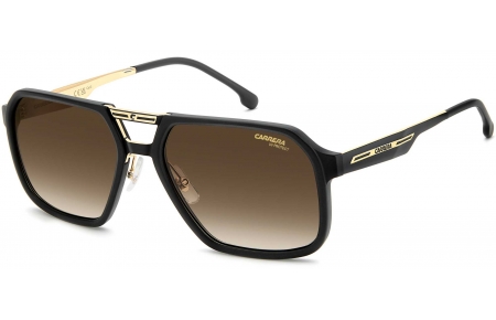 Gafas de Sol - Carrera - VICTORY C 27/S - I46 (86) MATTE BLACK GOLD // BLACK BROWN GREEN GRADIENT ANTIREFLECTION