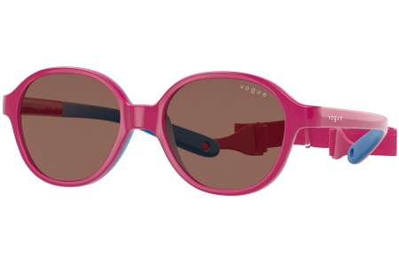 Gafas Junior - Vogue Eyewear Junior - VJ2012 - 256873 PINK ON RUBBER BLUE // DARK BROWN