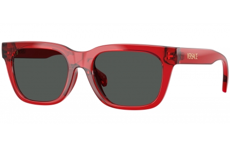 Gafas Junior - Versace eyewear junior - VK4006U - 553387  TRANSPARENT RED // DARK GREY