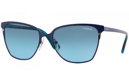 Gafas de Sol - Vogue eyewear - VO3962S - 982S8F MATTE BRUSHED BLUE // BLUE GRADIENT