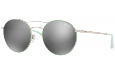 Gafas de Sol - Vogue eyewear - VO4061S - 50656G SILVER GREEN // GREY MIRROR SILVER