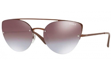 Gafas de Sol - Vogue eyewear - VO4074S - 5074B7 MATTE LIGHT BROWN // VIOLET GRADIENT BROWN MIRROR BLUE