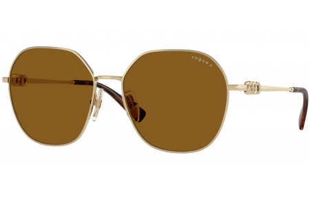 Gafas de Sol - Vogue eyewear - VO4318SB - 848/83 PALE GOLD // DARK BROWN POLARIZED