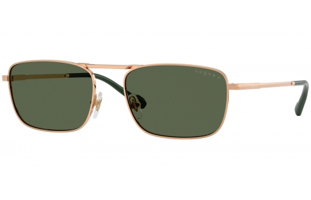 Gafas de Sol - Vogue eyewear - VO4346S - 51529A  ROSE GOLD // DARK GREEN POLARIZED
