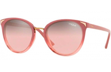 Gafas de Sol - Vogue eyewear - VO5230S - 25547E TOP ANTIQUE PINK GRADIENT TRANSPARENT PINK // LIGHT PINK GRADIENT MIRROR SILVER