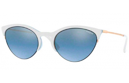 Gafas de Sol - Vogue eyewear - VO5287S - 27577C TOP WHITE AZURE // LIGHT BLUE MIRROR SILVER GRADIENT