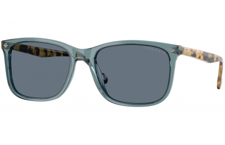 Gafas de Sol - Vogue eyewear - VO5618S - 32034Y  TRANSPARENT PETROLEUM // DARK BLUE POLARIZED