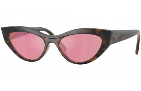Gafas de Sol - Vogue eyewear - VO5637SU - 2386F6  TOP HAVANA ON BROWN LIGHT // PINK MIRROR RED
