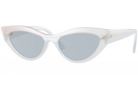 Gafas de Sol - Vogue eyewear - VO5637SU - 32201U  TOP WHITE // AZURE MIRROR SILVER