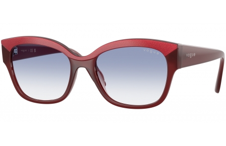 Gafas de Sol - Vogue eyewear - VO5638SU - 322119  TOP RED BURGUNDY // BLUE GRADIENT