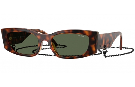 Gafas de Sol - Vogue eyewear - VO5655SU - W6569A HAVANA // DARK GREEN POLARIZED