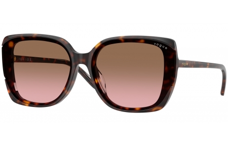 Gafas de Sol - Vogue eyewear - VO5684SD - W65614  DARK HAVANA // BROWN GRADIENT PINK