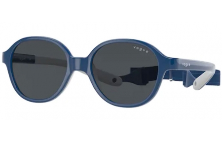 Frames Junior - Vogue Eyewear Junior - VJ2012 - 297487 BLUE ON RUBBER CREAM // DARK GREY