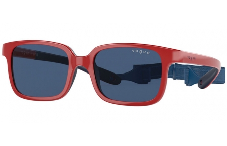 Frames Junior - Vogue Eyewear Junior - VJ2017 - 302680  RED ON BLUE RUBBER // DARK BLUE