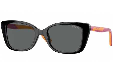 Lunettes Junior - Vogue Eyewear Junior - VJ2022 - W44/87 BLACK // DARK GREY