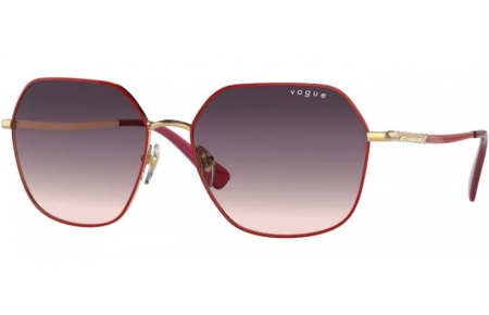 Sunglasses - Vogue eyewear - VO4198S - 280/36 TOP RED GOLD // PINK GRADIENT DARK GREY