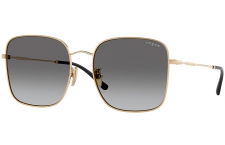 Lunettes de soleil - Vogue eyewear - VO4327SD - 848/11 PALE GOLD // GREY GRADIENT
