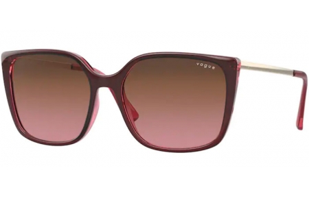 Gafas de Sol - Vogue eyewear - VO5353S - 287314 TOP RED ON TRANSPARENT PINK // PINK GRADIENT BROWN