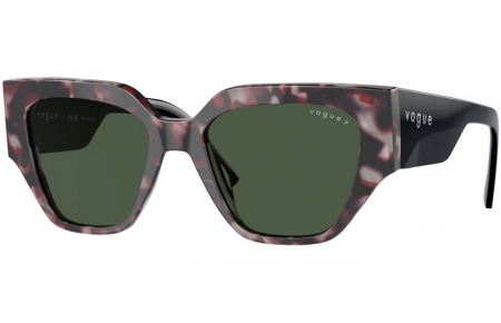 Sunglasses - Vogue eyewear - VO5409S - 31499A GREY TORTOISE // DARK GREEN POLARIZED