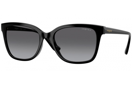 Lunettes de soleil - Vogue eyewear - VO5426S - W44/T3 BLACK // GREY GRADIENT POLARIZED
