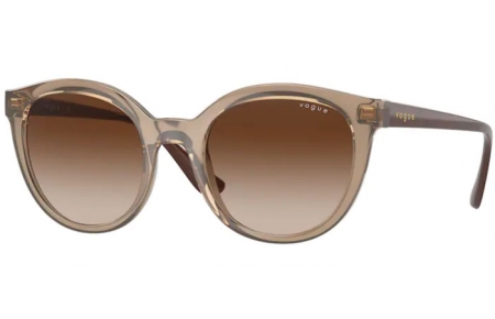 Lunettes de soleil - Vogue eyewear - VO5427S - 294013 TRANSPARENT BROWN // BROWN GRADIENT