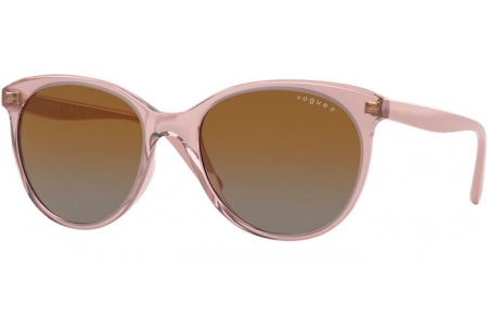 Gafas de Sol - Vogue eyewear - VO5453S - 2942T5  TRANSPARENT PINK // BROWN GRADIENT GREY POLARIZED