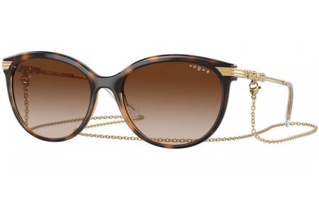 Sunglasses - Vogue eyewear - VO5460S - W65613  DARK HAVANA // BROWN GRADIENT