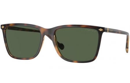 Sunglasses - Vogue eyewear - VO5493S - 27189A  DARK HAVANA // DARK GREEN POLARIZED