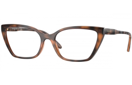 Monturas - Vogue eyewear - VO5519 - 2386 TOP DARK HAVANA LIGHT BROWN