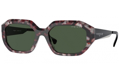 Sunglasses - Vogue eyewear - VO5554S - 31499A  TORTOISE GREY // DARK GREEN POLARIZED
