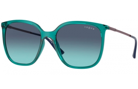 Lunettes de soleil - Vogue eyewear - VO5564S - 31204S  TRANSPARENT PETROLEUM // AZURE GRADIENT DARK BLUE