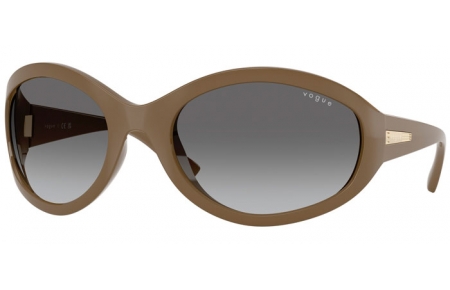 Lunettes de soleil - Vogue eyewear - VO5606S - 317511  LIGHT BROWN // DARK GREY GRADIENT