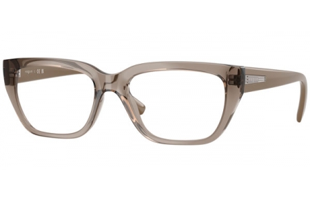 Lunettes de vue - Vogue eyewear - VO5609 - 3156 TRANSPARENT BROWN