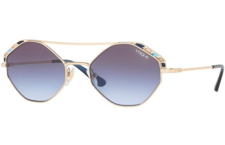 Gafas de Sol - Vogue eyewear - VO4134S - 848/4Q PALE GOLD // LIGHT VIOLET GRADIENT DARK GREY