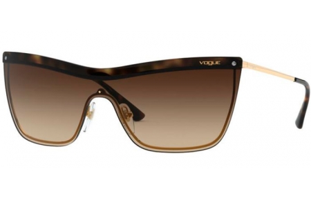 Sunglasses - Vogue eyewear - VO4149S - 280/13 DARK HAVANA GOLD // BROWN GRADIENT