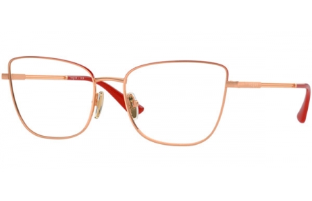 Lunettes de vue - Vogue eyewear - VO4307 - 5152 ROSE GOLD TOP RED