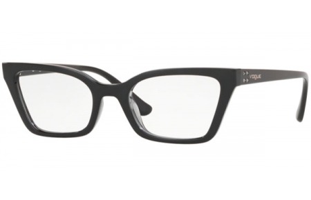 Lunettes de vue - Vogue eyewear - VO5275B - 2385 TOP BLACK TRANSPARENT GREY