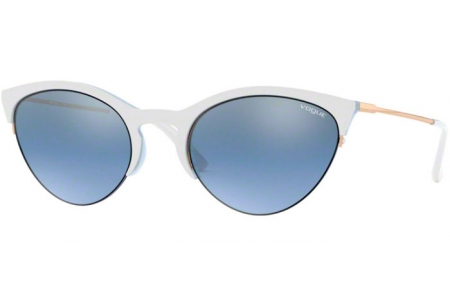Sunglasses - Vogue eyewear - VO5287S - 27577C TOP WHITE AZURE // LIGHT BLUE MIRROR SILVER GRADIENT