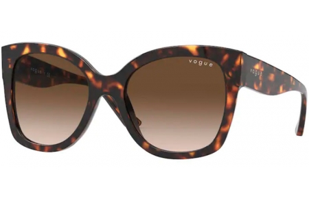 Lunettes de soleil - Vogue eyewear - VO5338S - W65613 DARK HAVANA // BROWN GRADIENT