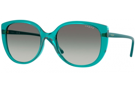 Lunettes de soleil - Vogue eyewear - VO5623S - 319111  TRANSPARENT PETROLEUM // GREY GRADIENT