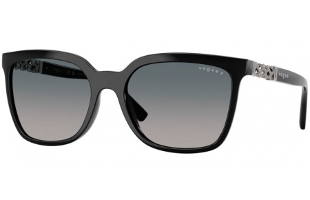 Lunettes de soleil - Vogue eyewear - VO5633SB - W44/8S BLACK // BLUE GRADIENT GREY POLARIZED