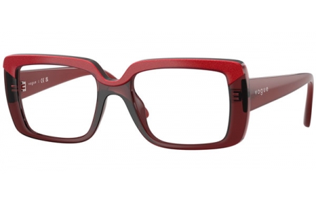 Monturas - Vogue eyewear - VO5636U - 3225  TOP RED TRANSPARENT RED