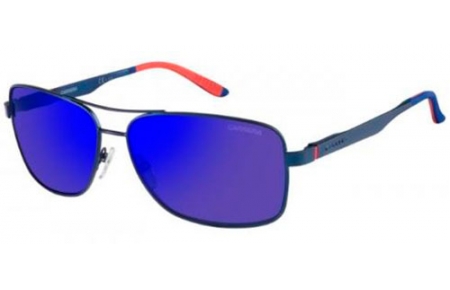 Gafas de Sol - Carrera - CARRERA 8014/S - IDK (XT) MATTE BLUE // BLUE SKY MIRROR