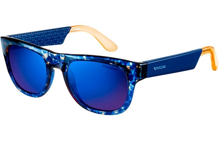 Gafas de Sol - Carrera - CARRERA 5006 - 1UI (1G) CAMUFLAGE BLUE ORANGE // MULTILAYER BLUE
