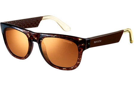 Sunglasses - Carrera - CARRERA 5006 - 1UK (H0) CAMUFLAGE BROWN GREEN // BROWN MIRROR BROWN