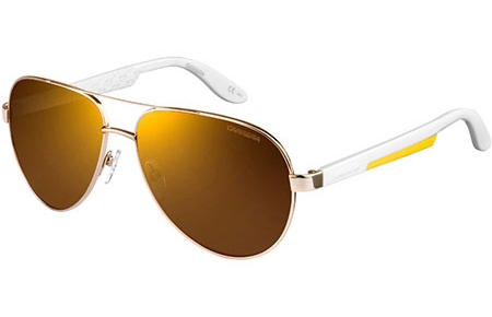 Gafas de Sol - Carrera - CARRERA 5009 - 0TR (VP) GOLD WHITE YELLOW // GOLD MIRROR
