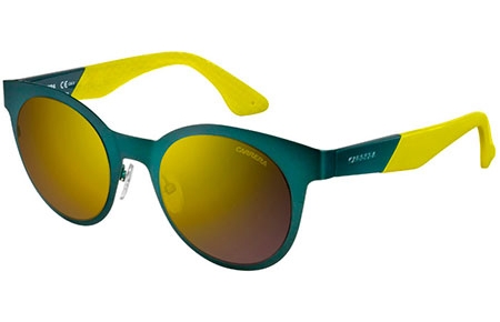 Lunettes de soleil - Carrera - CARRERA 5012/S - 8HW (QU) GREEN YELLOW // YELLOW MIRROR