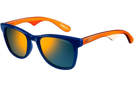 Lunettes de soleil - Carrera - CARRERA 6000L/N - 2UX (MV) BLUE ORANGE BEIGE // BRONZE MIRROR